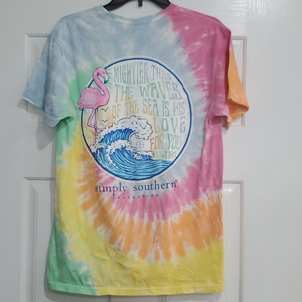 NWT Simply Southern Tye Dye Tshirt Size Medium